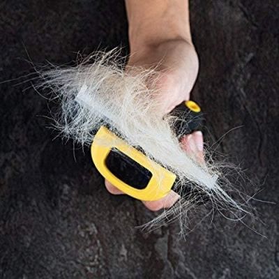 Brosse chien - DOGCombBrush™ - Jaune - Miss Doggies