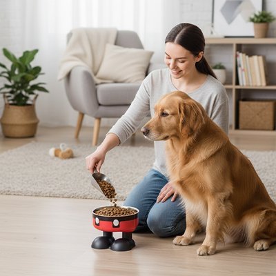 Gamelle chien surélevée | ComfortPlus - Miss Doggies