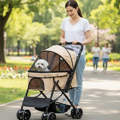 Poussette pour Chien | LightTrek - Miss Doggies